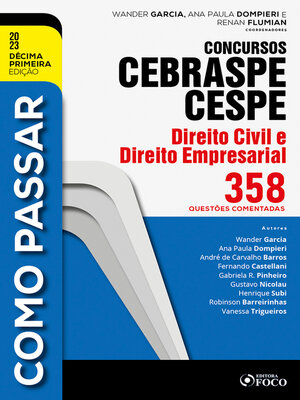 cover image of Como passar concursos CEBRASPE -Direito Civil e Empresarial